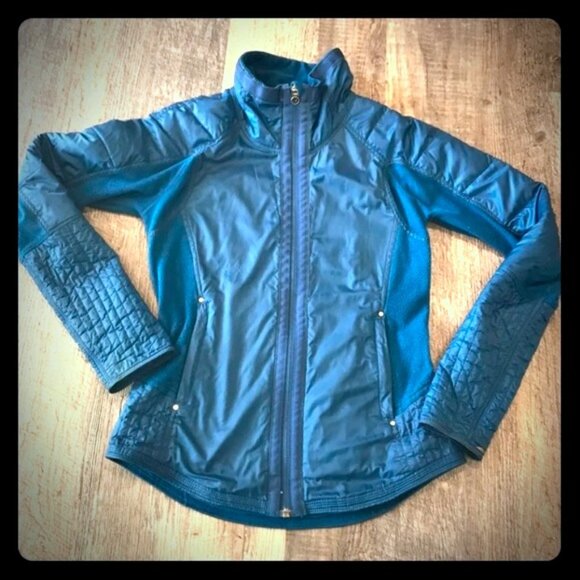 🍋 Lululemon ♡ Blue Track Jacket - Lightweight Fleece (perfect for spring!) - Picture 9 of 9